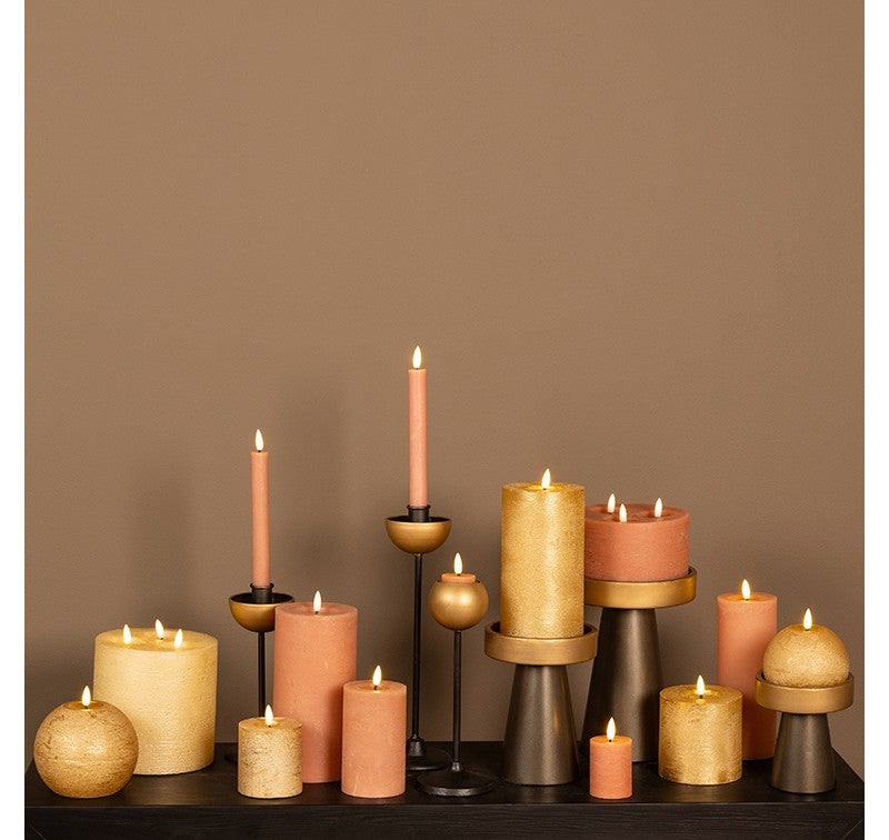 Countryfield dinerkaars led 24 cm roze (2 stuks)