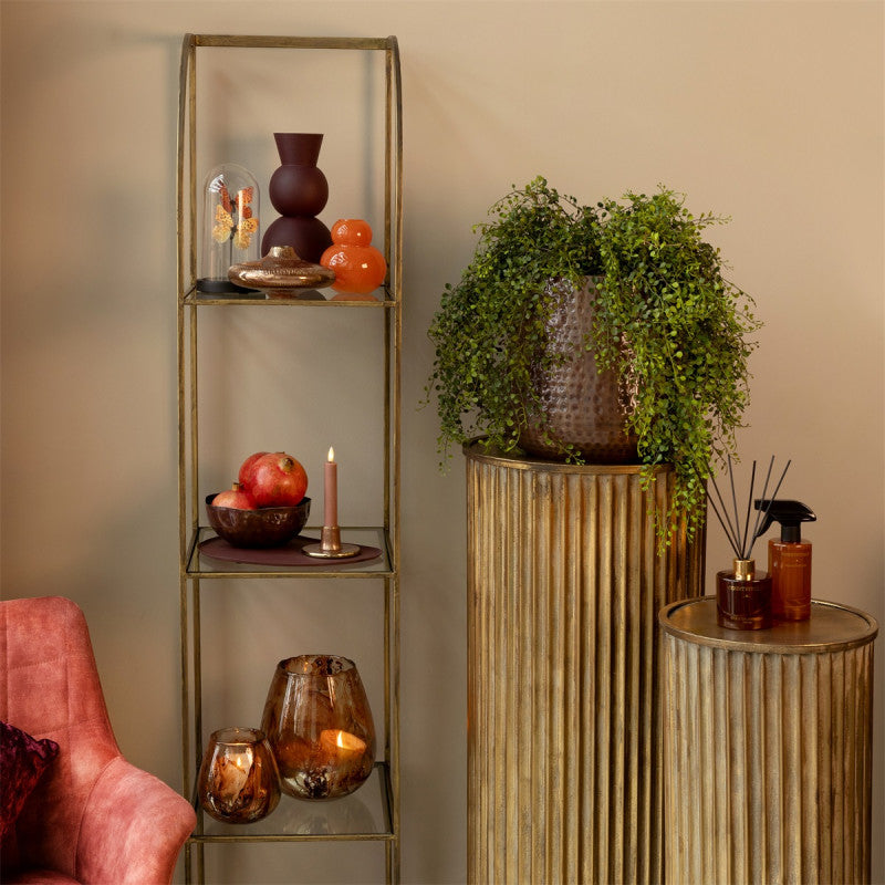 Countryfield dinerkaars led 15 cm roze (2 stuks)