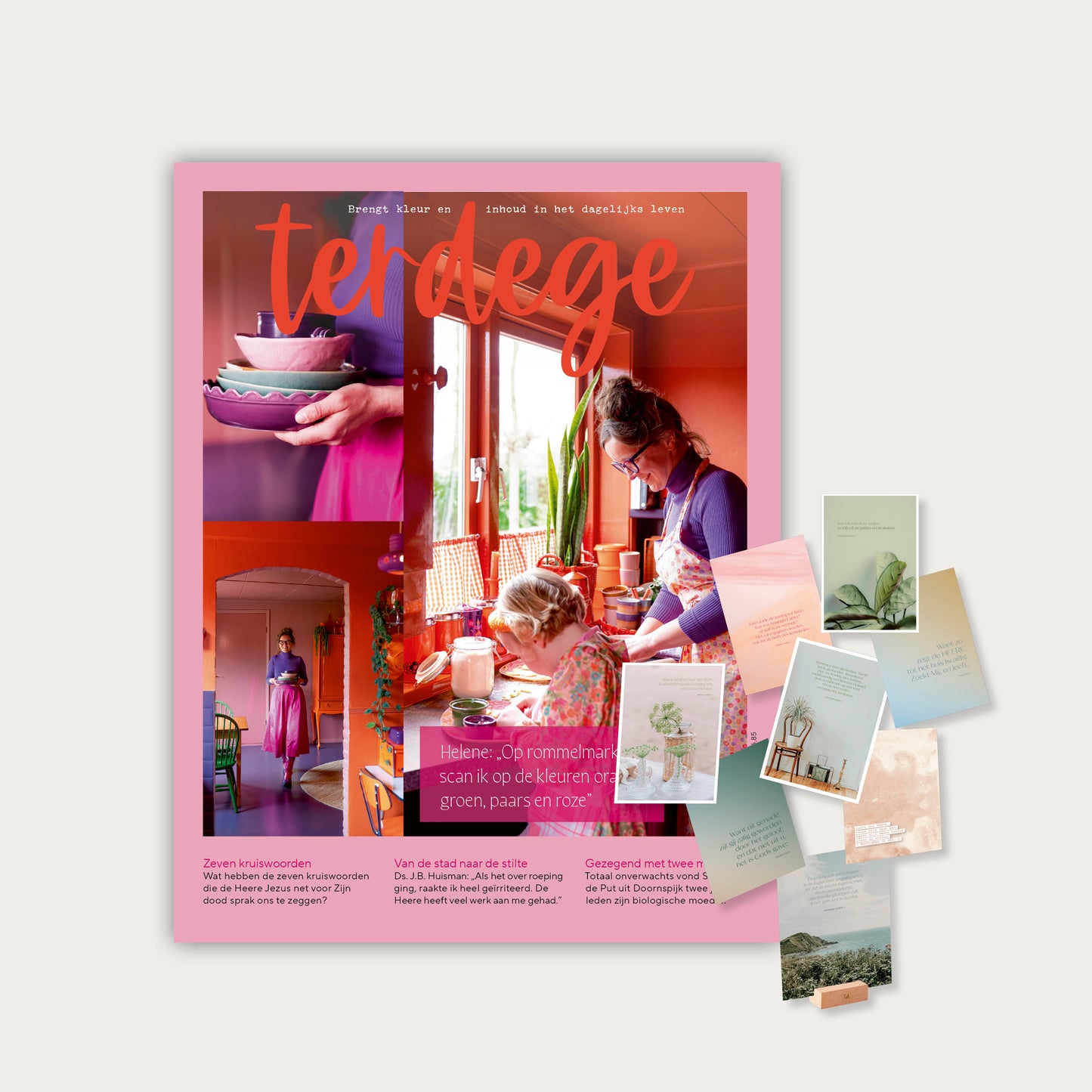 MOEDERDAGCADEAU | 5 maanden Terdege + set 52 kaarten met Bijbeltekst