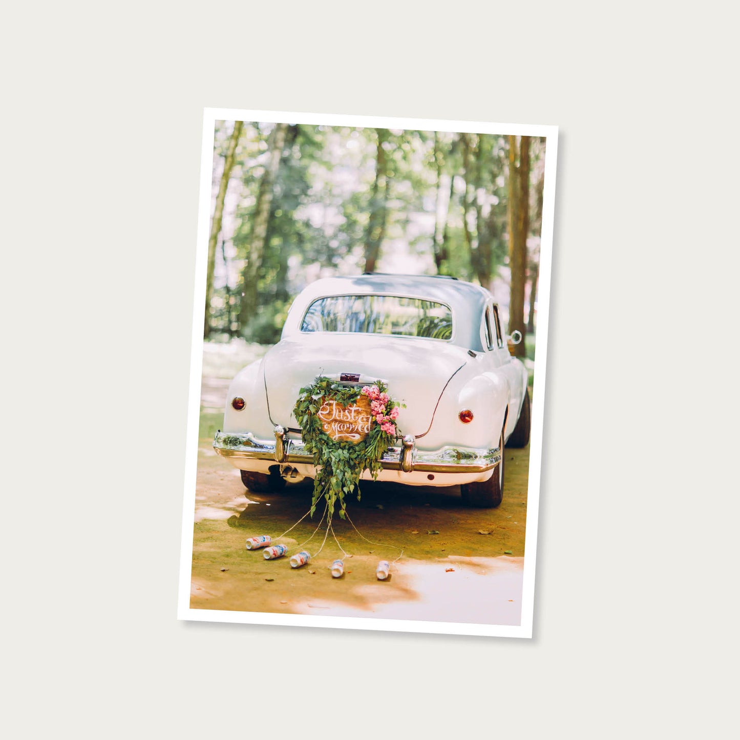 Enkele kaart Just Married