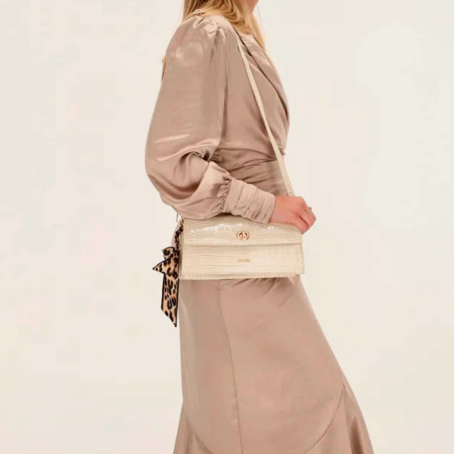 Charm London knightsbridge schoudertas beige