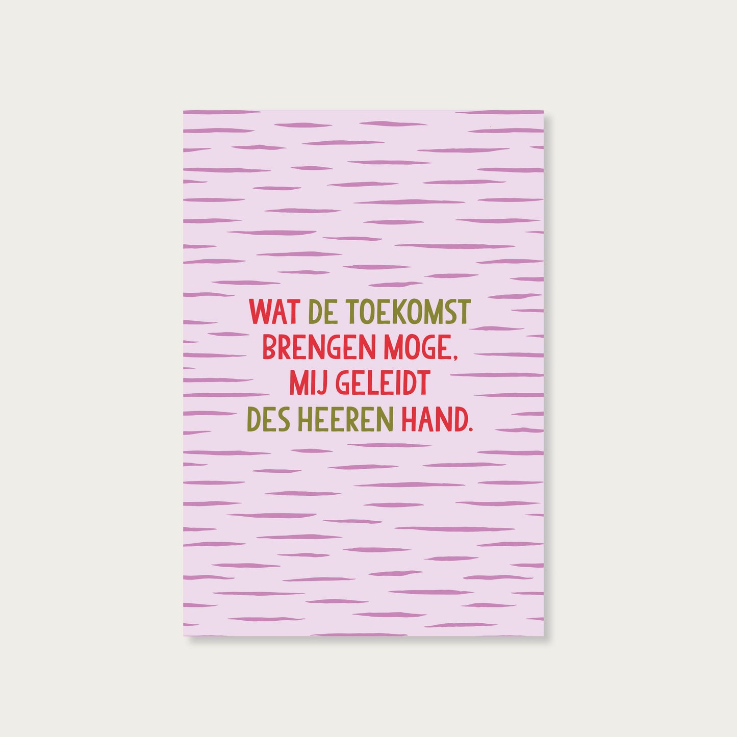 Ansichtkaart Wat de toekomst brengen moge