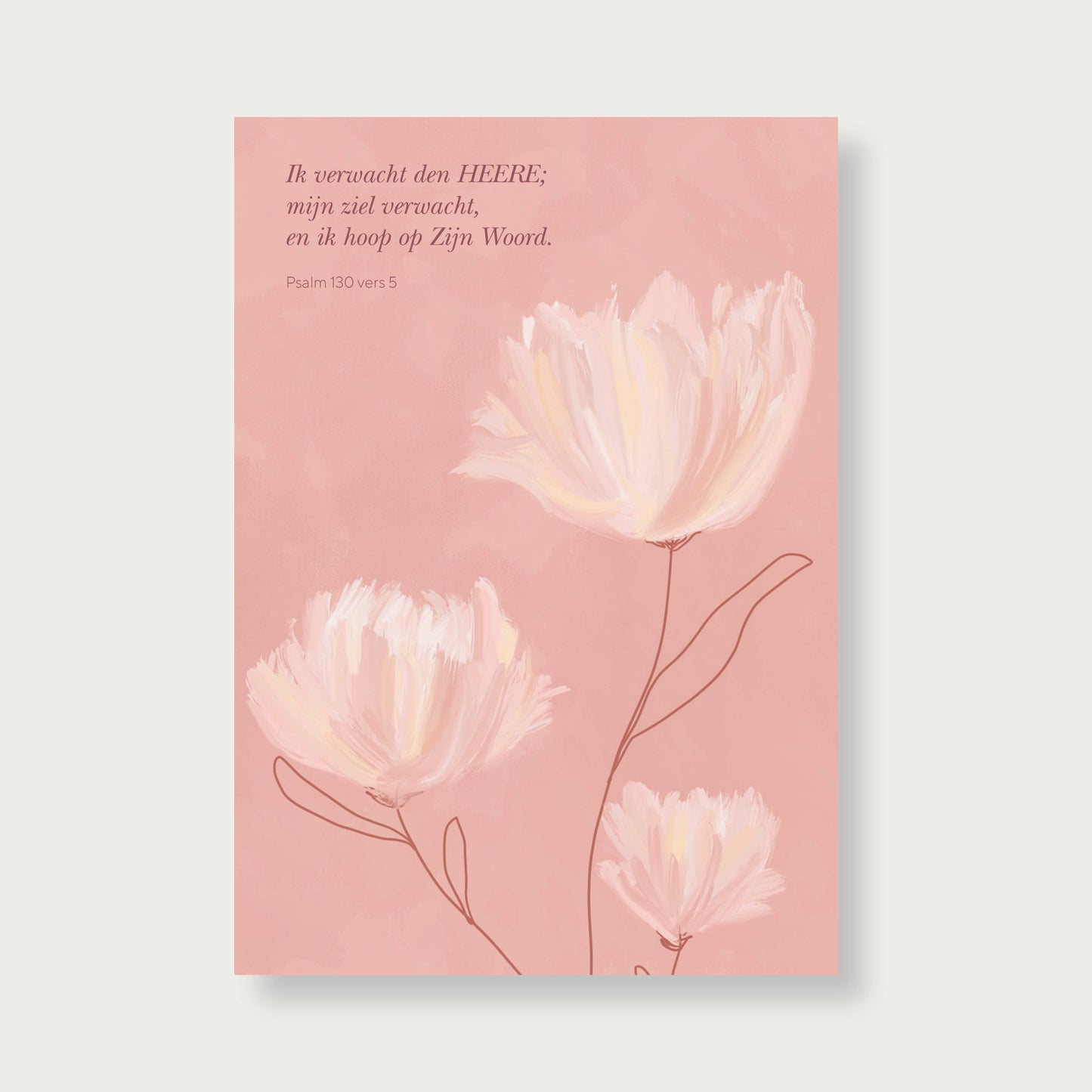 Poster Ik verwacht den HEERE