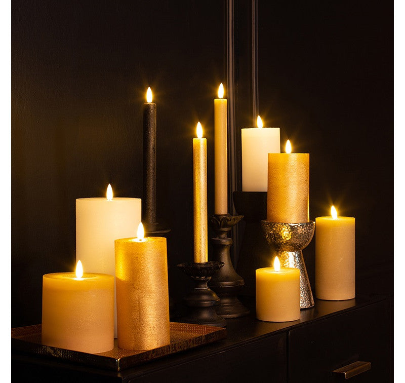 Countryfield dinerkaars led 24 cm beige (2 stuks)