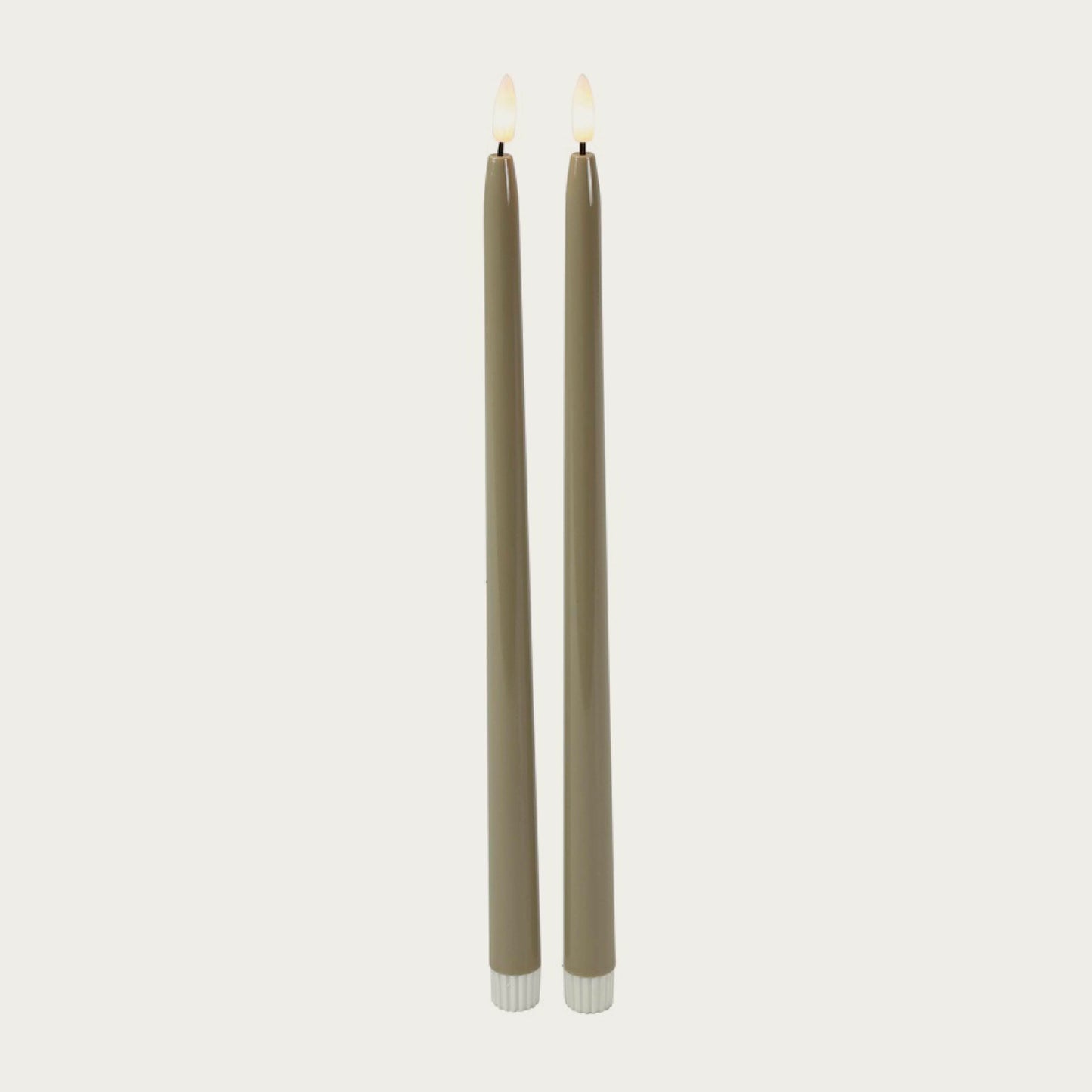 Countryfield ledkaars gotisch zwart, goud of beige (L) (2 stuks)