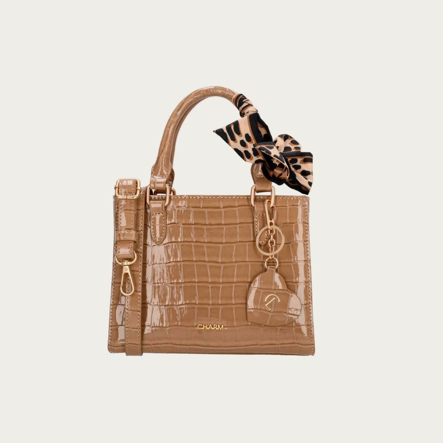 Charm London knightsbridge handtas taupe