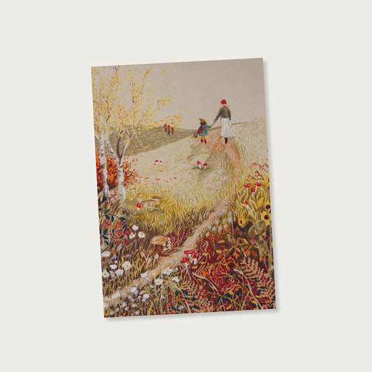 Ansichtkaart herfst