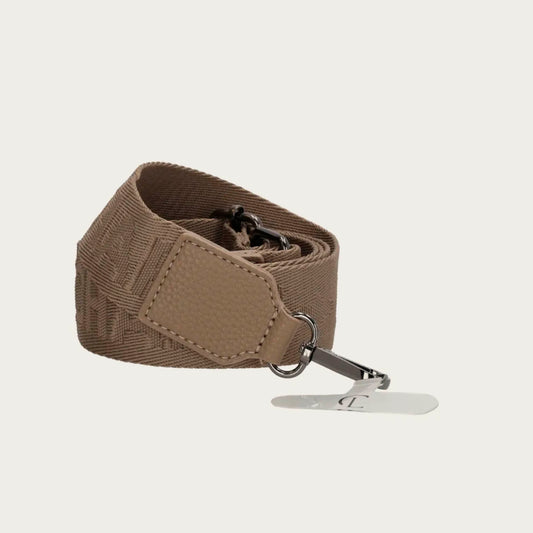 Charm London schouderband taupe
