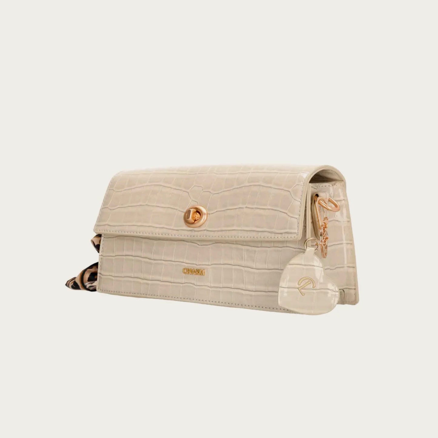 Charm London knightsbridge schoudertas beige