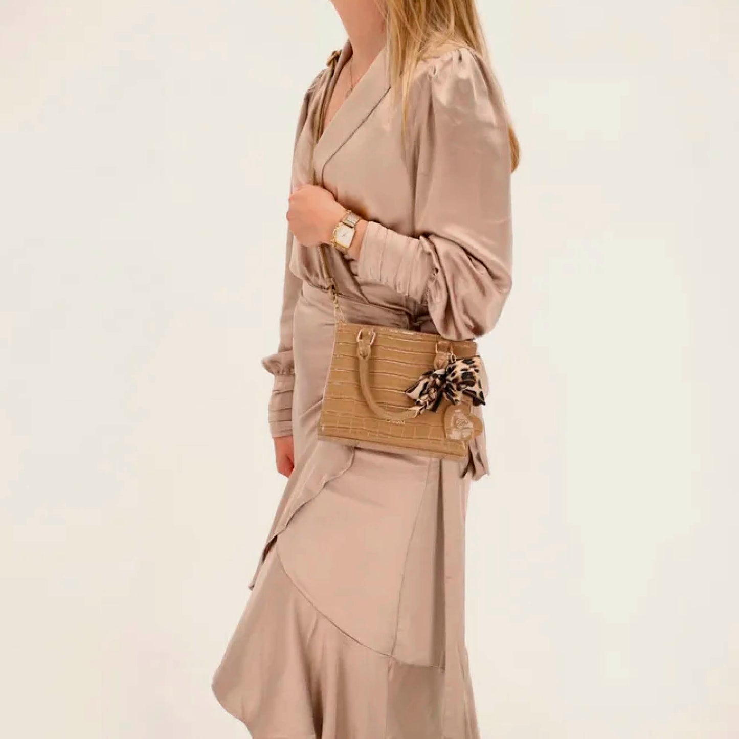 Charm London knightsbridge handtas taupe