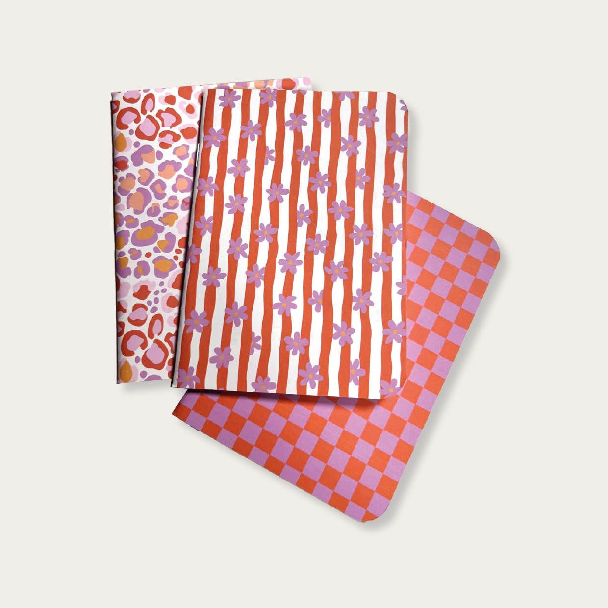 Set van 3 notitieboekjes