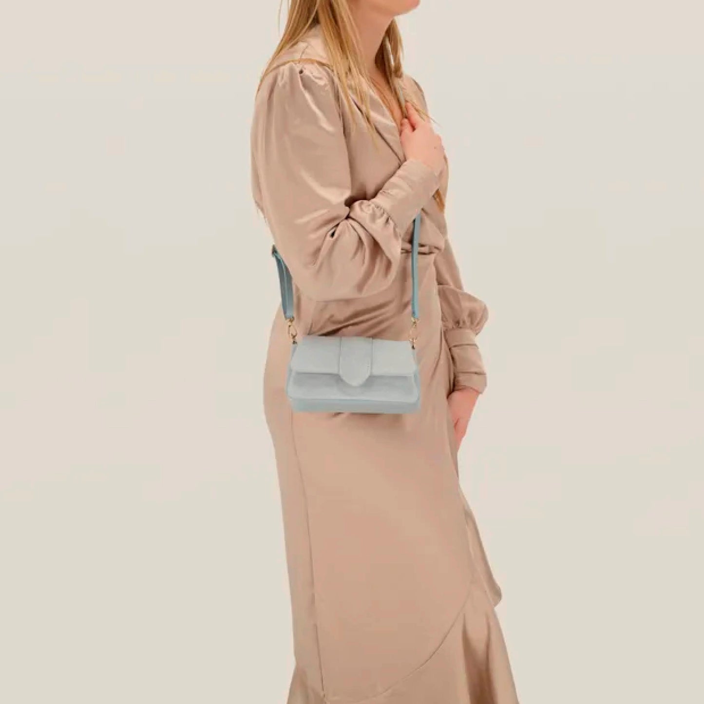 Charm London Mariëlle schoudertas (lichtblauw)