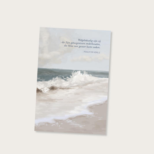 Enkele kaart Welgelukzalig zijn zij