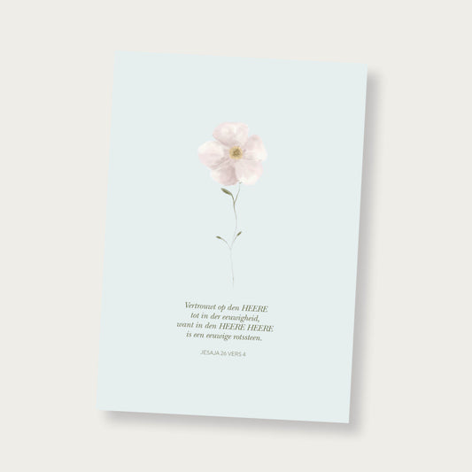 Poster Vertrouwt op den HEERE