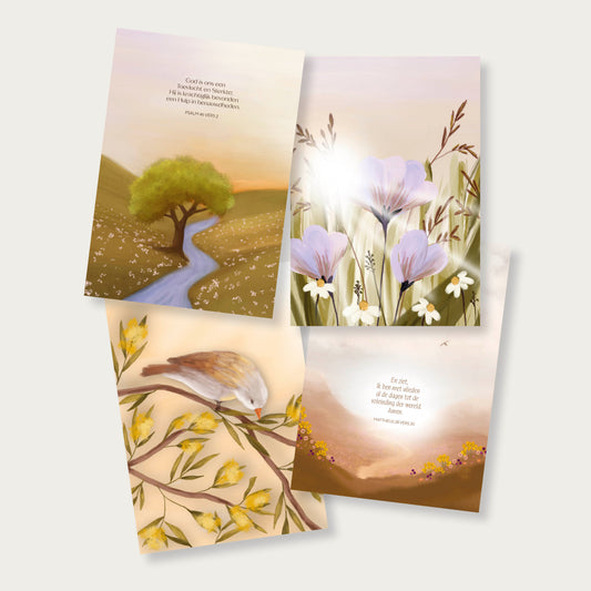 Set posters natuur (4 stuks)
