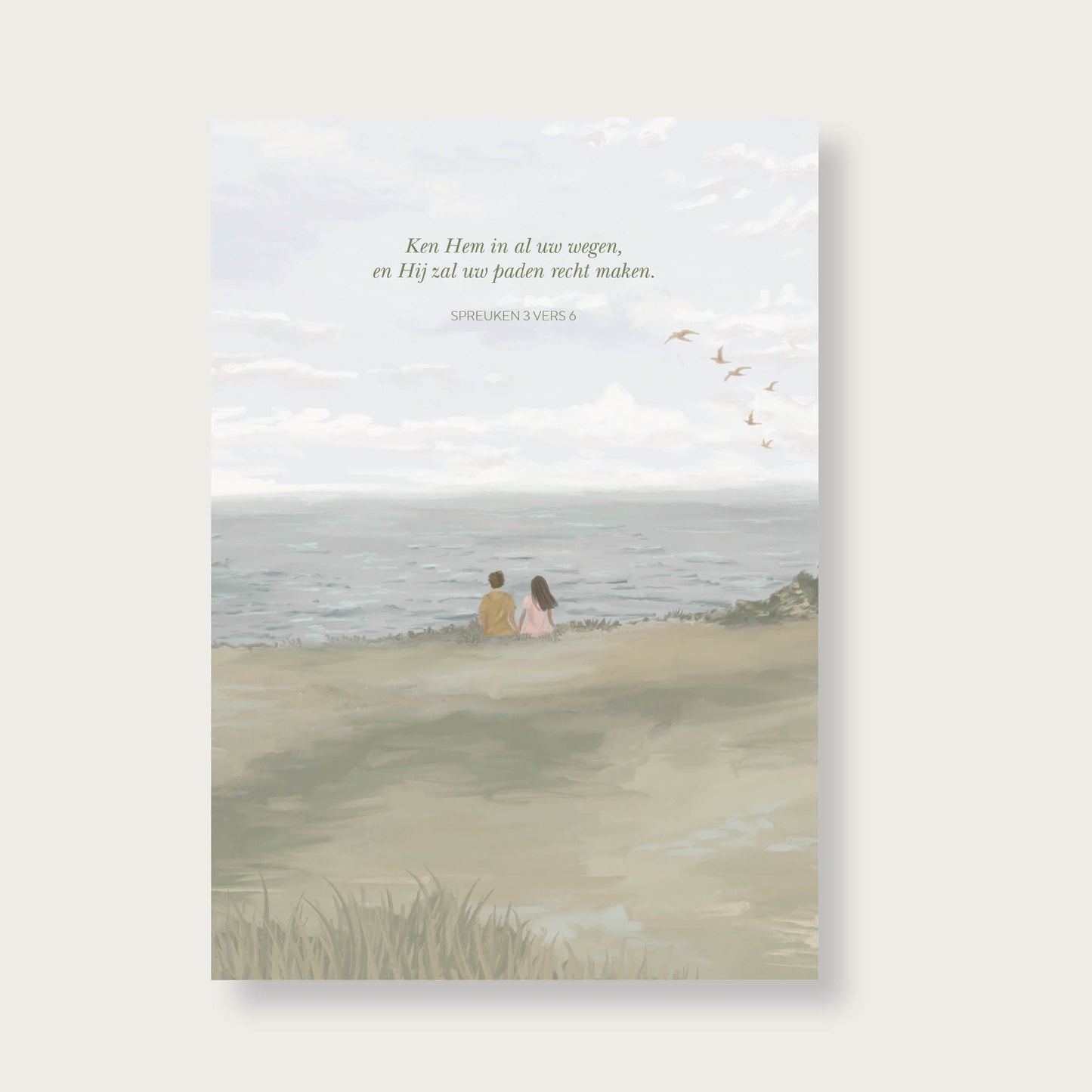 Poster Ken Hem in al uw wegen (stelletje aan het water)